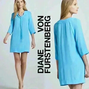 Diane von Furstenberg "New Parlian" Boho Shift Dress